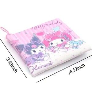 my melody and kuromi‎ zip change purse